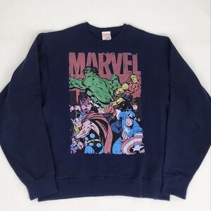 Marvel Avengers Jerzees Nublend Crewneck Sweater.
